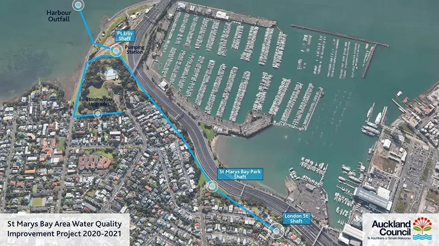 St Mary’s Bay to Masefield Beach Water Quality Improvement